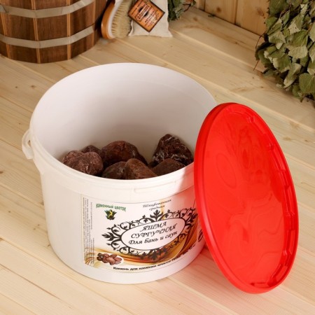 Bath Stone "Jasper Surgutny" Diluted, bucket 10kg-2