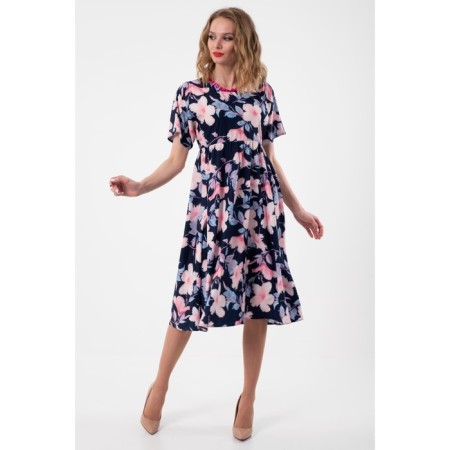 Women's dress, size 46, blue color-2