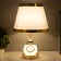 Dominica table lamp E27 40W white-gold 25x25x36 cm Risalux