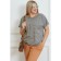 Female T -shirt, size 66, khaki color