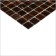 Glass mosaic bonaparte, Choco 327x327x4 mm