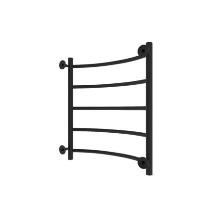 Water towel "Sanprise" Classic P5, 500x600 mm, lower connection., Black matte-5