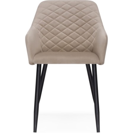 Steve Metal/velor, black/beige 52x68x81 cm-1