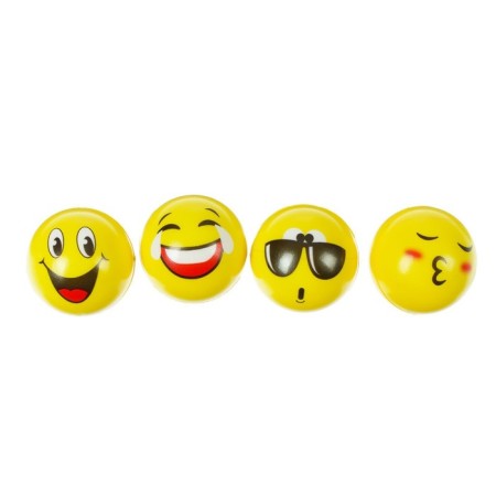 The ball "Smiley", soft, 4.8 cm, species mix-1