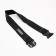 Tactical belt, 125 cm, width 5.3 cm, plastic buckle, black