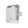 Kranz Kranz single-clavy passage switch, 1a mechanism, white KR-78-0205