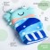 Mitten Mittle "Krabik", on Velcro, Mix color, crumb I