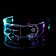 Party LED glasses, CR2032x2 batteries, multi -shock (RGB)
