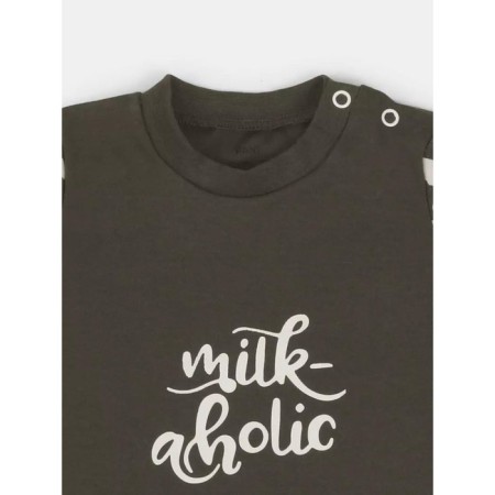 Clothing kit for children's Rant Milk-Aholic, 2 items: pants, T-shirt, height 62 cm, graphite color-3