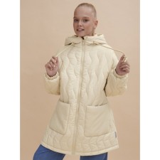 Windbreaker for girls, height 104 cm, cream color