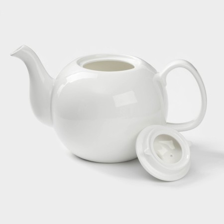 Teapot porcelain blanket Wilmax olivia "Classics", 1.75 l, color white-2