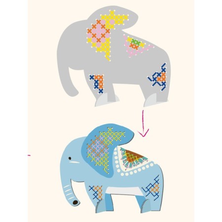 Cross embroidery Avenir "Elephant"-8