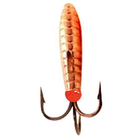 Mormyshka tungsten "devil" with a hole, weight 1.8 g, 033c
