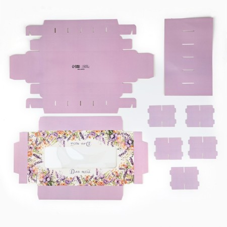 Folding box under 12 sweets "for you", 3.8 x 10.5 x 26.5 cm-4