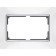 Frame for a double outlet WL03-FRAME-01-DBL-WHITE, white color