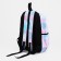School backpack from lightning textiles, external pocket, lilac/pink color