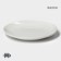 Porcelain dessert plate Magistro "Blanche", D = 20.5 cm, white color
