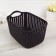 Storage basket with handles "Weaving", plastic, 24 × 16 × 13 cm, color mix