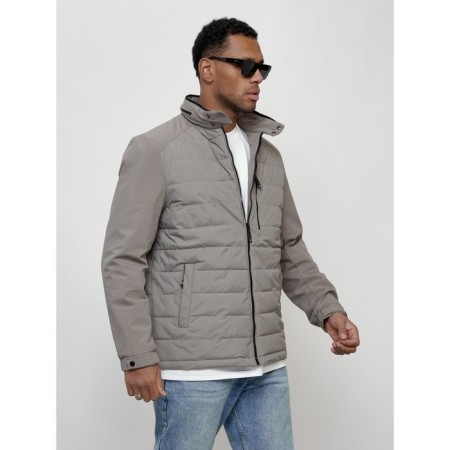 Male spring jacket, size 58, gray color-6
