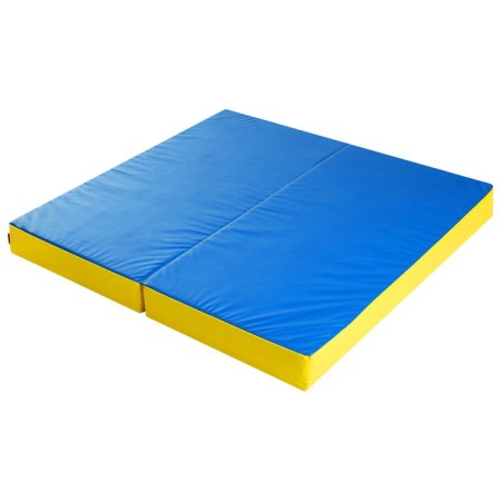 Mat onlitop, 100x100x10 cm, 1 addition, blue/yellow color-3