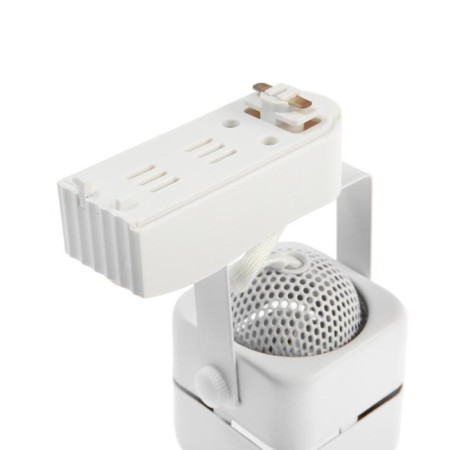 Luazon Lighting track lamp under the GU10 lamp, square, white case-4