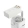 Luazon Lighting track lamp under the GU10 lamp, square, white case