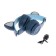 P47M headphones, wireless, full -size, BT, Microsd, microphone, AUX, with ears, blue