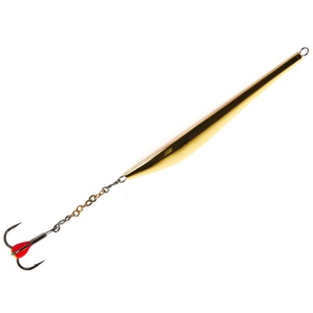 Vertical Winter Lucky John Double Blade with a chain and a tee, 6.5 cm GC blister-2