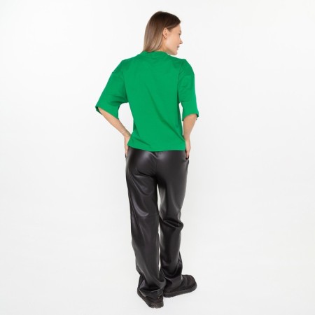 T -shirt female, green color, size 50-7