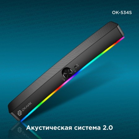Soundbar Rick OK-534S 2.0 10W Black-1