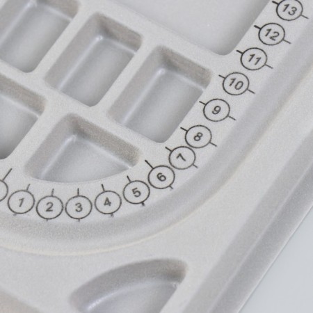 Organizer board for beadwork and manufacturing products from beads 15.8x23x1.3 cm-2