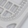Organizer board for beadwork and manufacturing products from beads 15.8x23x1.3 cm