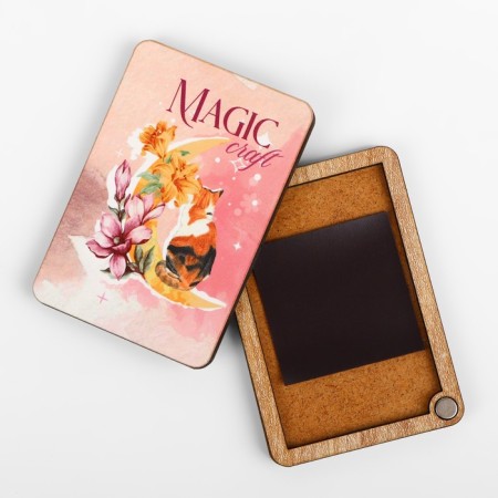 Magnetic needle "Magic Craft", 8 × 5.5 cm, pink color-2