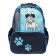 School backpack, 37 x 26 x 13 cm, ergonomic back, Calligrata ORT "BULDOG"