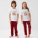 New Year. Pajama Children's KAFTAN "Family" size 30 (98-104 cm)