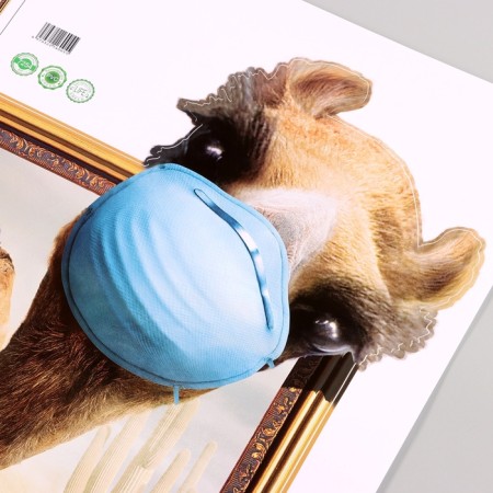 Stick 3D interior camel with greetings 70*50cm-2