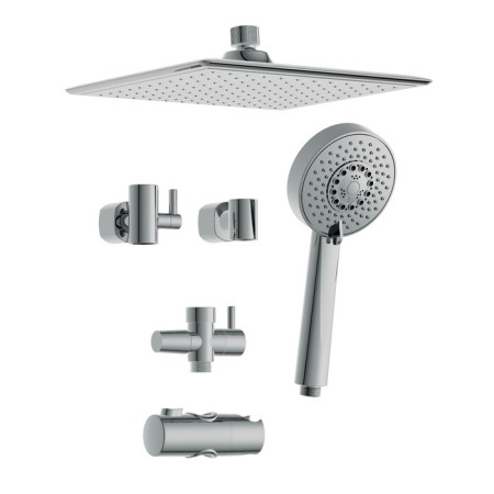 Shower system Cersanit Neno A63477, watering can 5 dir., Hose 150 mm-8
