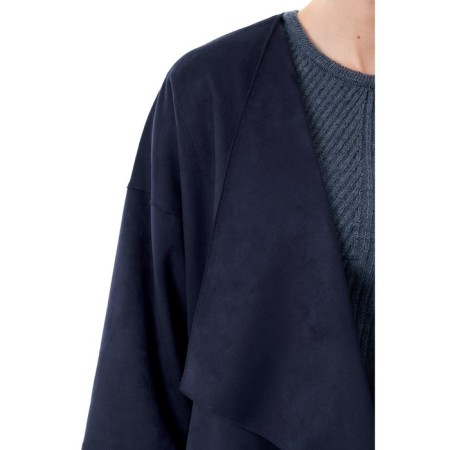 Cardigan female, size 44, blue color-3