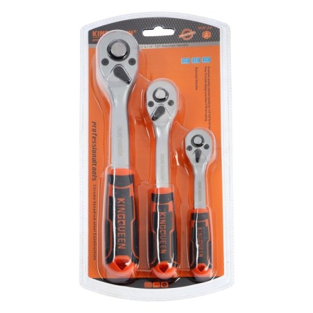 Set of Kingqueen Wib-24, 72 tooth rattles, 1/2 3/8 1/4 ", 3 pcs.-2