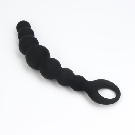 Anal stimulator, black, 15 cm d = 1.9x2.2x3.1 cm-4