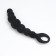 Anal stimulator, black, 15 cm d = 1.9x2.2x3.1 cm