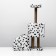 House for cats with a clamp "two -level", 72 x 37 x 110 cm, jute, Dalmatian