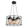 Chandelier 2621/3 E27 40W Black 40x40x22-122 cm Bayerlux