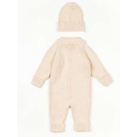 Knitted Knot Killed with Pure Love Tot hat, height 62 cm, milk color-10