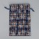 Bag Gift canvas "New Year's time", snowflakes, 16 x 24 cm +/- 1.5 cm, New Year