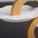 Ceramic dish for cakes 3-long "esthete", white color