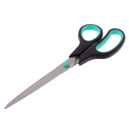Scissors Dolce Costo, 23.5 cm, handles with anti -slip rubber inserts, black