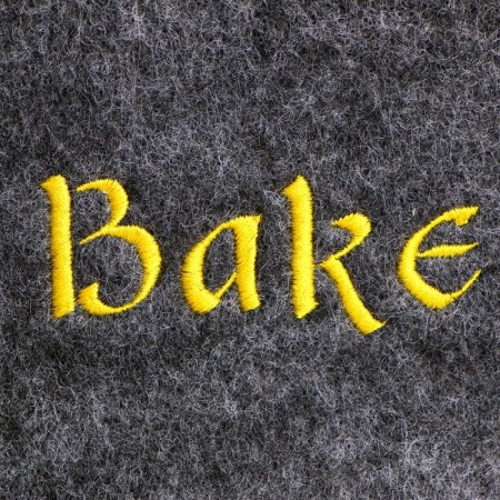 Bake embroidery hat "Bake" gray-1