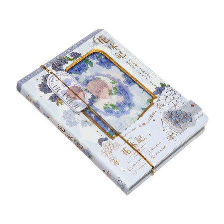 Notebook Gift, A6, 96 sheets, color block, with a curly knife, PVC cover, 3D, "Anime", mix-5