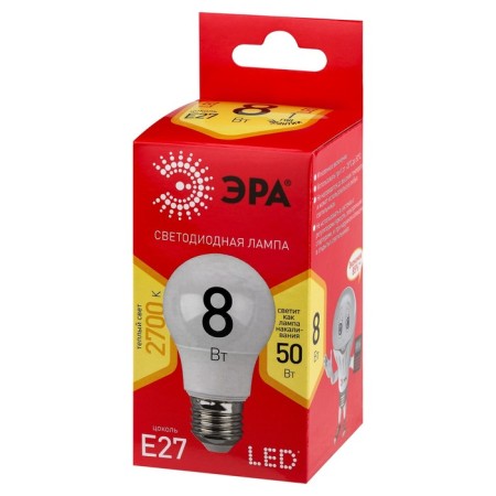 LED LED era Red Line “Pear”, 8 W, E27, 640 lm, 2700k, glow warm white-2